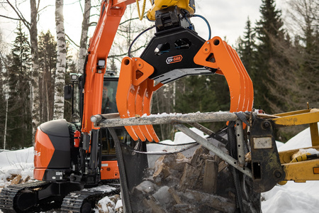 KXS88 Ciężki chwytak do biomasy