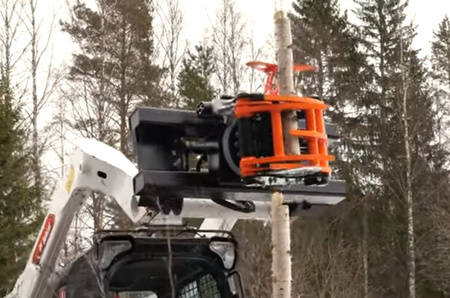 KX-Z210 głowica ścinkowa do ładowarki BOBCAT biomasa + WNAB210