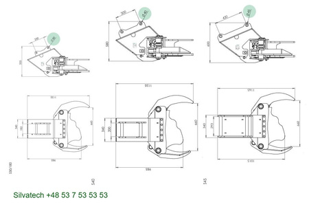 BC18 głowica ścinkowa do koparki