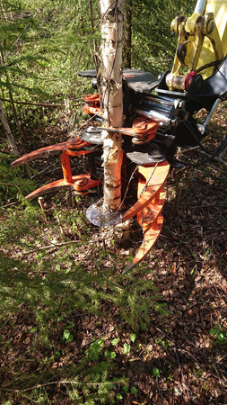 KX-C280  Głowica biomasowa z kolektorem dobierającym