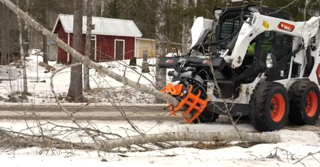 KX-Z210 głowica ścinkowa do ładowarki BOBCAT biomasa + WNAB210