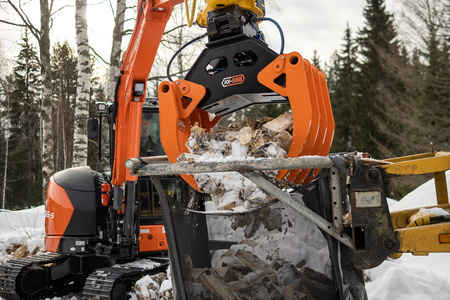 KXS88 Ciężki chwytak do biomasy