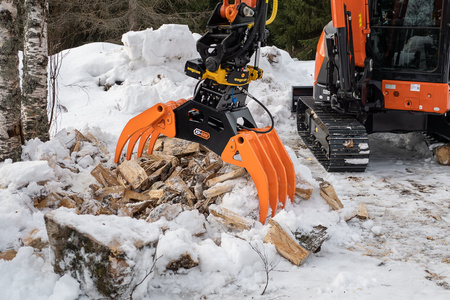 KXS88 Ciężki chwytak do biomasy