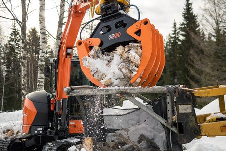 KXS88 Ciężki chwytak do biomasy