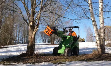 KX-Z210A głowica ścinkowa do ładowarki kołowej