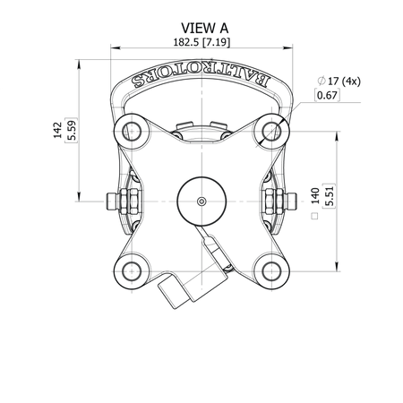 Rotator 3t  flansza dół