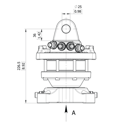Rotator 3t  flansza dół