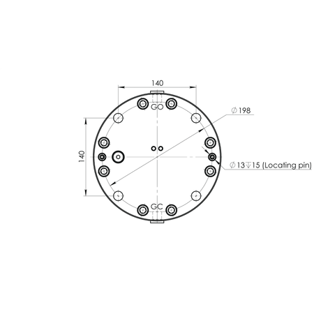 Rotator 5t 2 x flansza praca w poziomie