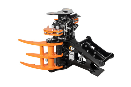 KX-C350 Głowica biomasowa z kolektorem dobierającym